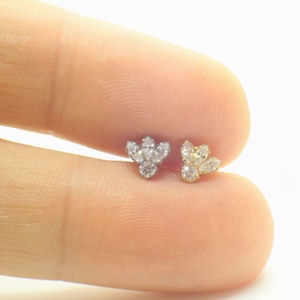 16G Titanium Internal Thread Bar Zirconia Crystal Marquis Crown Labret Tragus Helix  cartilage earring Body Jewellery