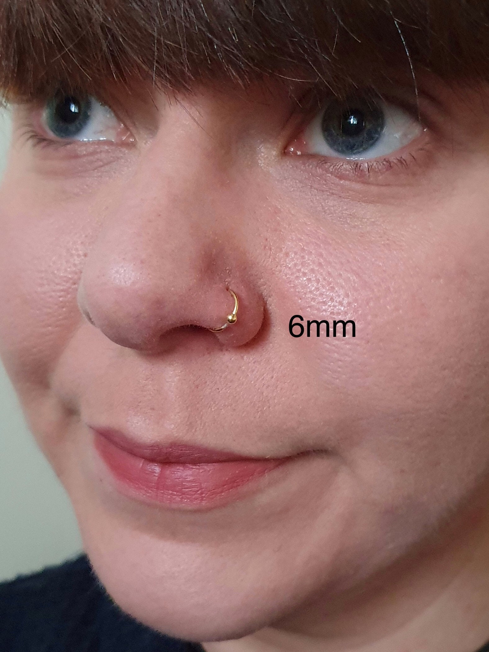 16 Gauge Nose Ring Titanium Nose Ring – OUFER BODY JEWELRY