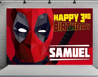 Video Game Birthday Backdrop Video Game Digital Banner Video Etsy
