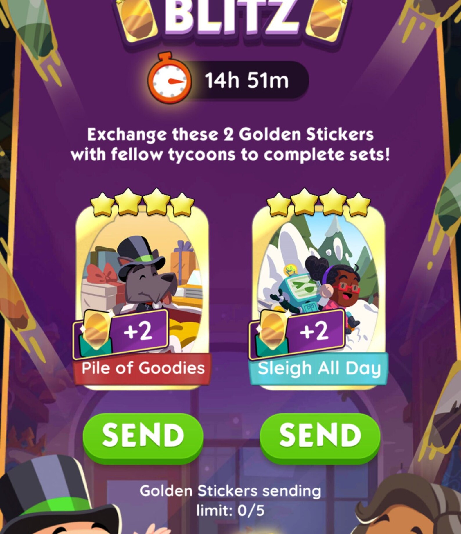 Golden Blitz Pile of Goodies Sleigh All Day Etsy