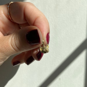 Victorian Fox Charm. Antique Fox Pendant. Stick Pin Conversion.