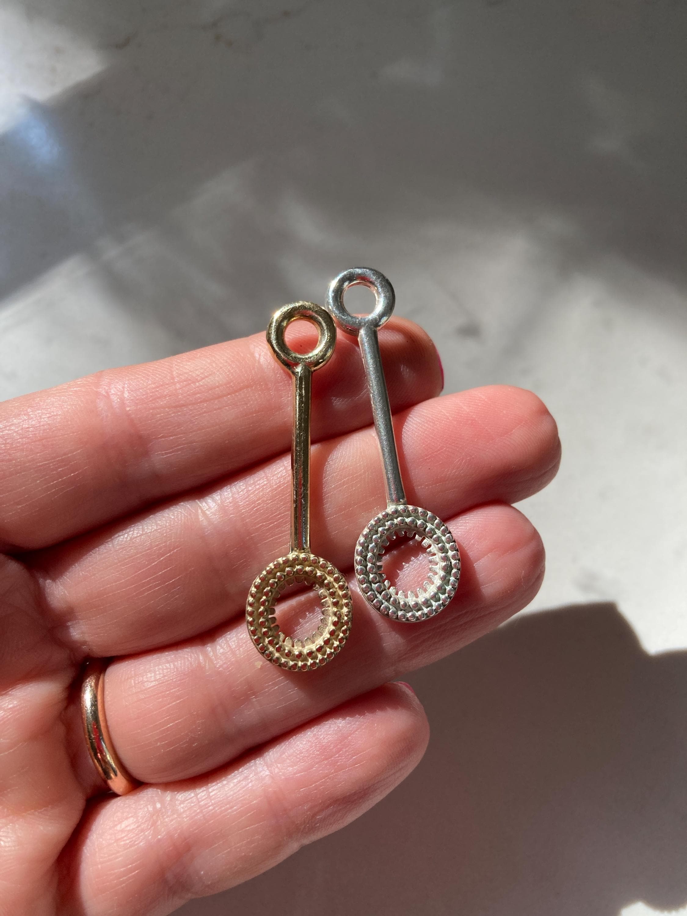 Silver Bubble Blower