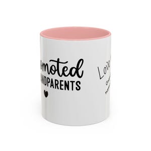 Promoted to Grandparents Coffee Mug - Customizable Gift for New Grandparents, Fun Grandma Grandpa Mug, Holiday Celebration, Coffee [...]