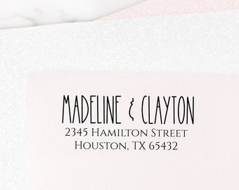 Return Label, Address Labels Personalized, Address Labels Sticker, Return Address Sticker, Clear Address Return Label, Wedding Address Label