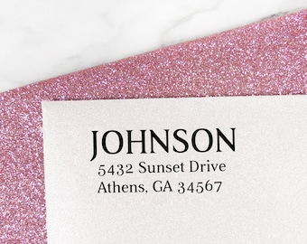Custom Return Address Labels, Personalized Return Address Labels, Address Stickers, Wedding Labels, Return Mailing Stickers, Envelope Labels