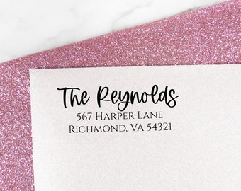 Personalized Return Address Labels, Custom Address Labels, Wedding Address Stickers, Calligraphy Stickers, Return Mailing Stickers, Modern