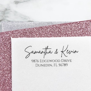 Return Address Labels, Custom Address Labels, Wedding Address Label, Personalized Address Label, Clear Address Label, Return Address Sticker