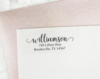 Return Address Labels, Wedding Address Stickers, Calligraphy Address Label, Clear Address Label, Personalized Address Label, Address Sticker