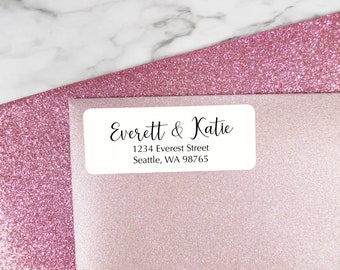 Address Labels, Return Address Labels, Wedding Stickers, Wedding Labels, Return Address Stickers, Custom Labels, Clear Address Labels, Label
