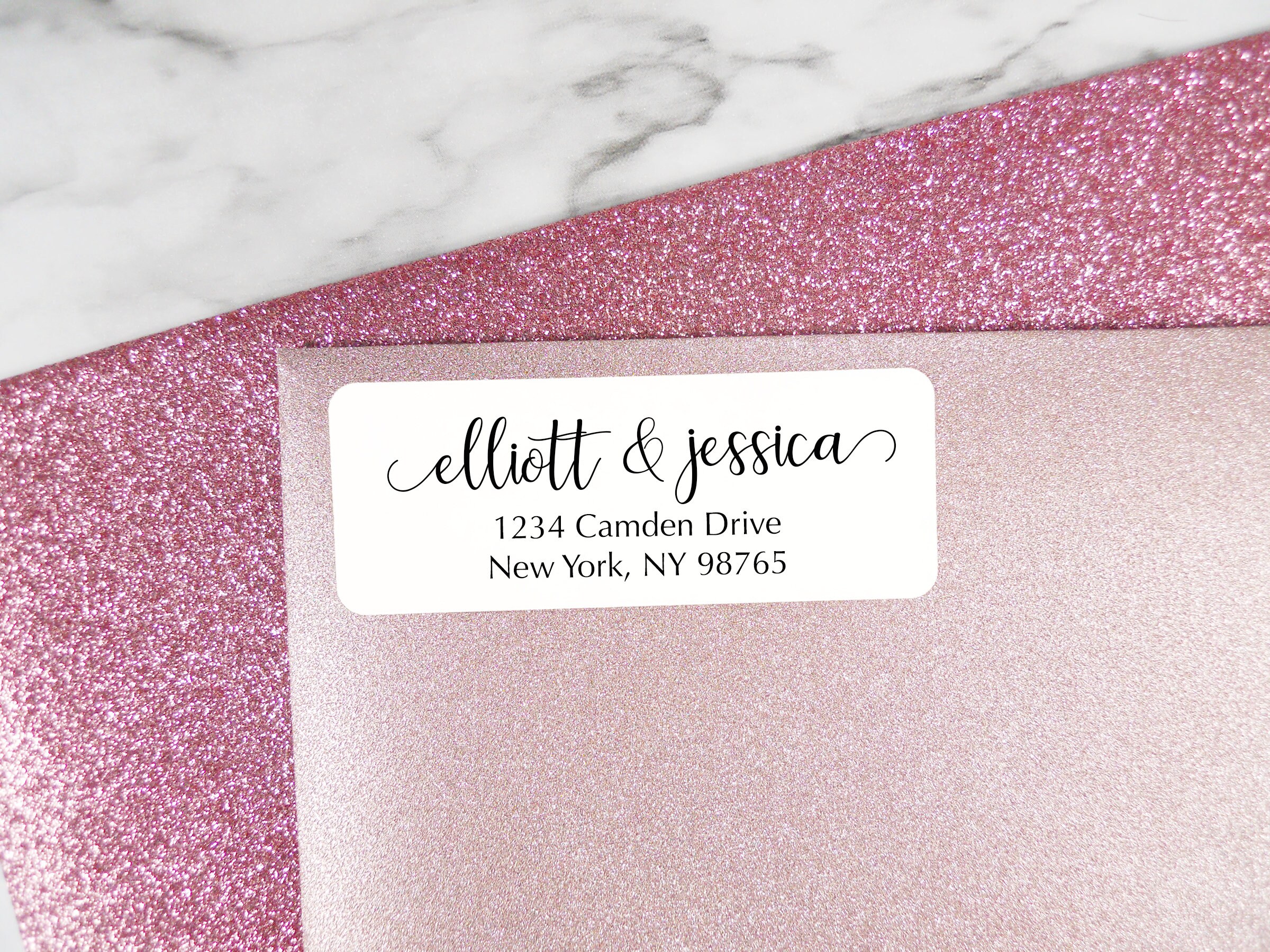Return Address Labels Clear Address Labels Custom Address Etsy