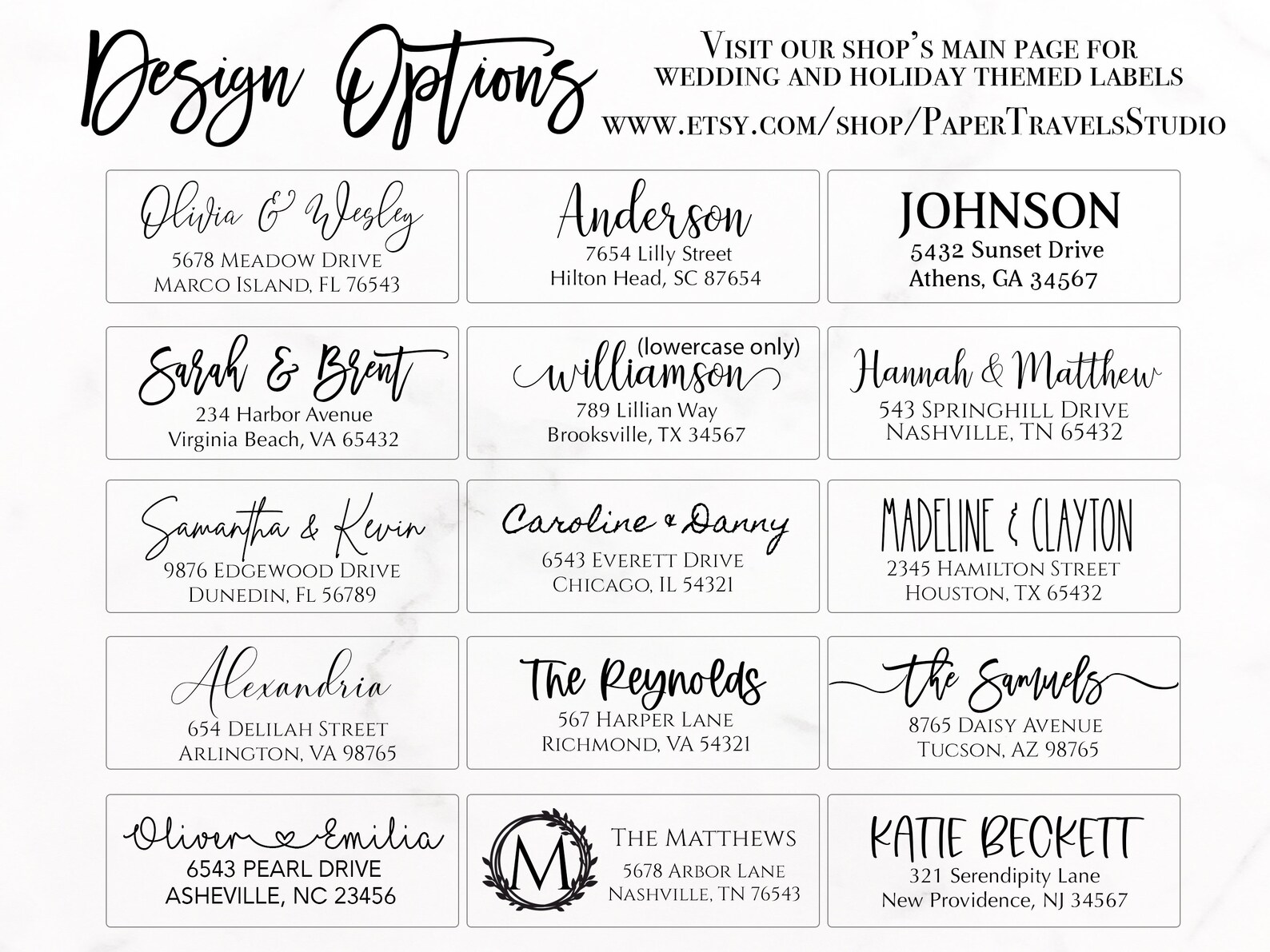Return Label Address Labels Personalized Address Labels Etsy