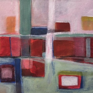 abstract canvas art, art, abstract, orginal art, acrylica abstract gifts for her,  styl moder, red abstract art