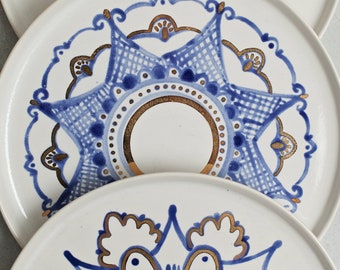 Dinner plates, Porcelain plates, Handmade plate,  Ceramic Plate