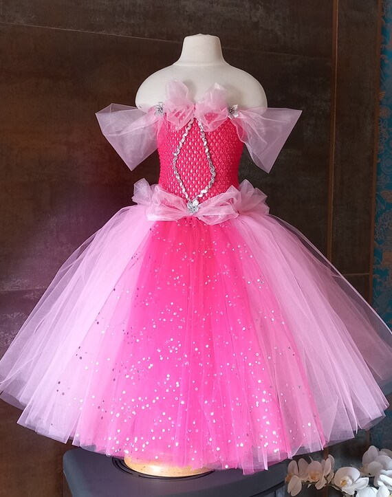 Bright Pink Princess Dress