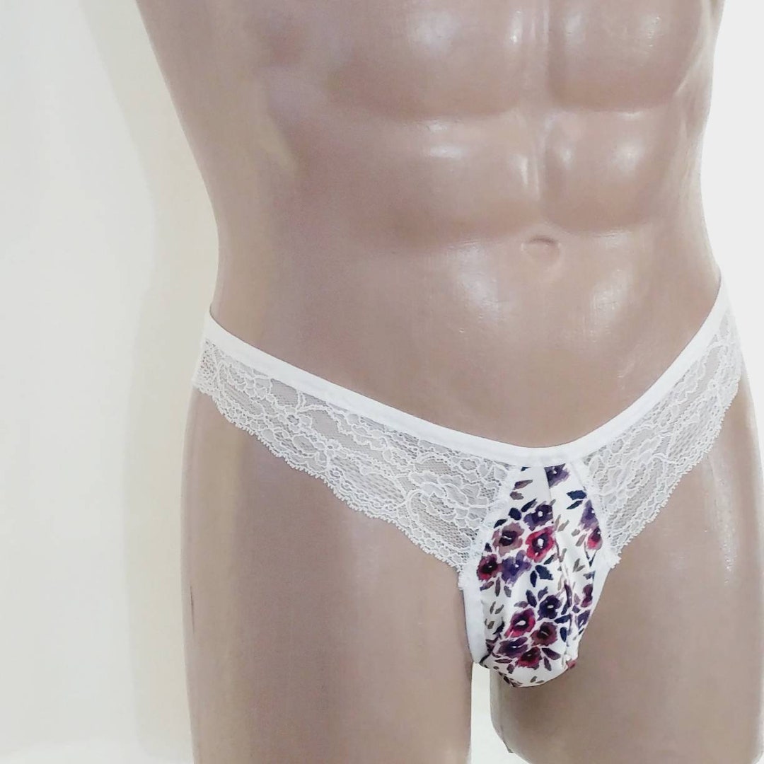 Handmade Satin Lace Panties for Men, Custom Made - Etsy