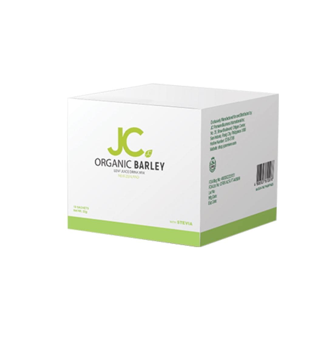 Bundled JC Organic Barley Powder Juice and Organic Barley Capsules