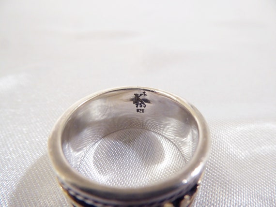 SPRING SALE! Vintage Konstantino Scroll Band Ring, 18k