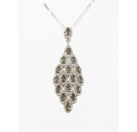 Vintage 3.20 carats Natural Bohemian Moldavite Pe… - image 2