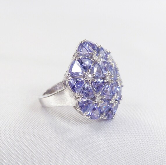 ON SALE! Vintage 6 carats Natural Tanzanite and W… - image 5
