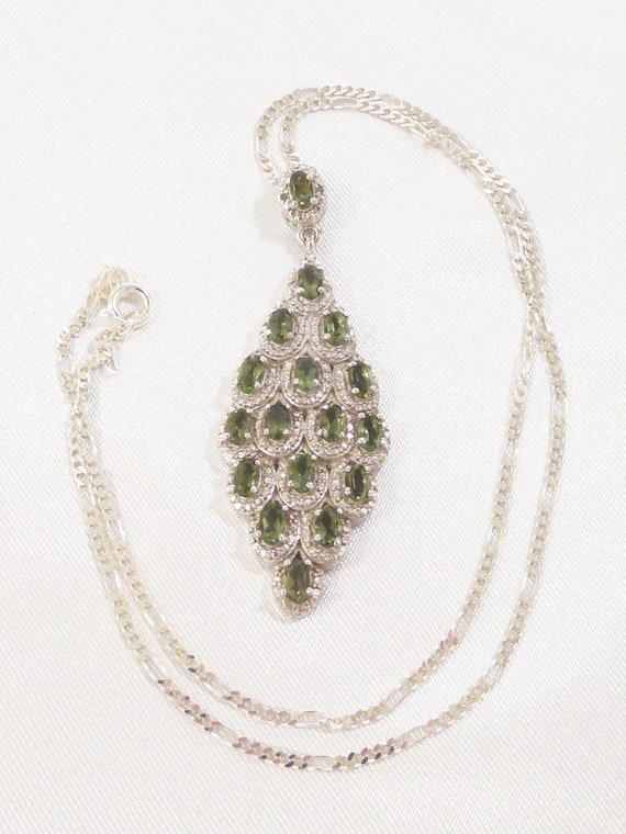 Vintage 3.20 carats Natural Bohemian Moldavite Pe… - image 1