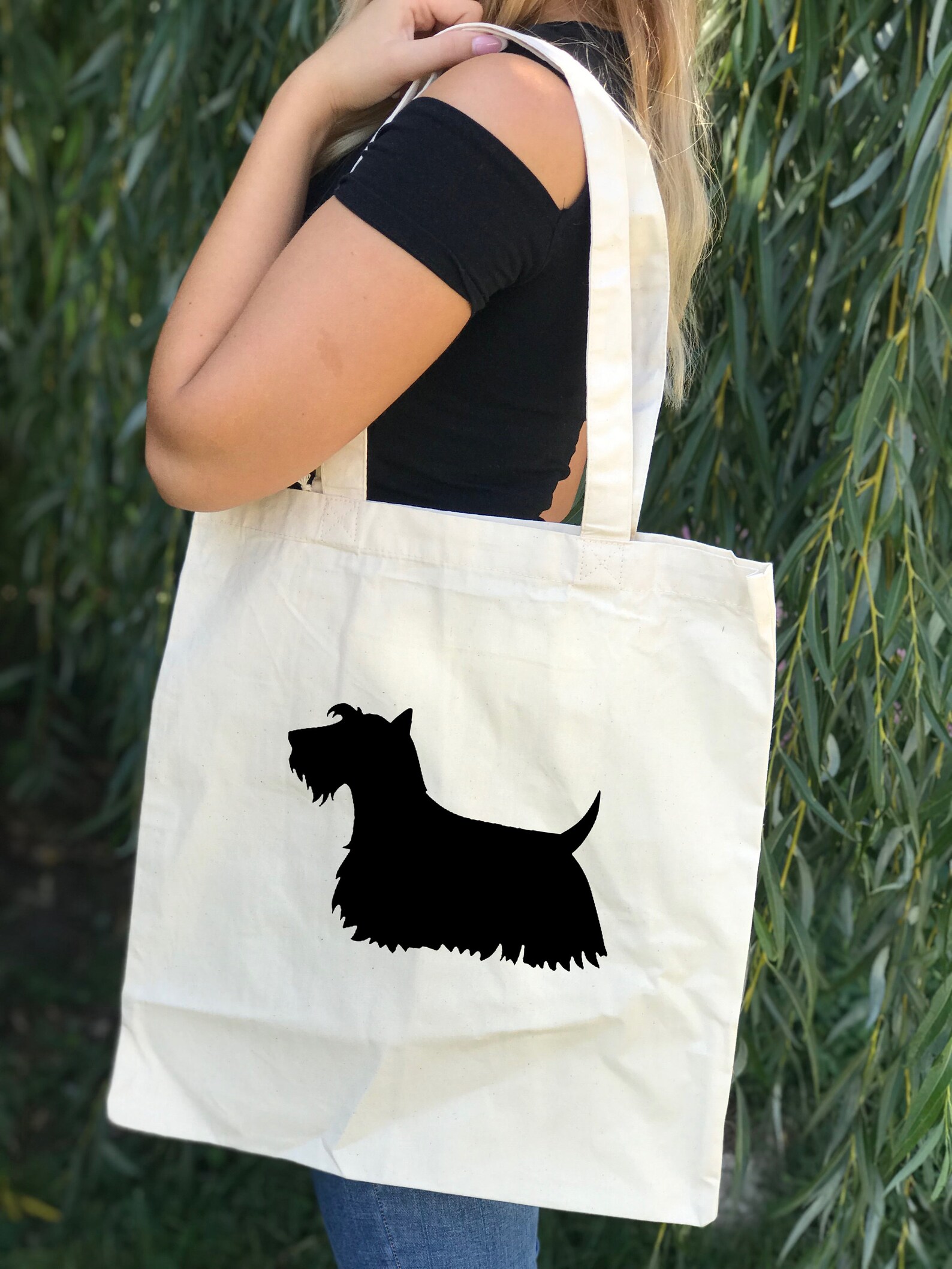 Scottish Terrier Tote Bag Scottish Terrier Gifts Dog Mom Etsy UK
