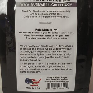 Gun Barrel Coffee - Stand-To light roast image 4