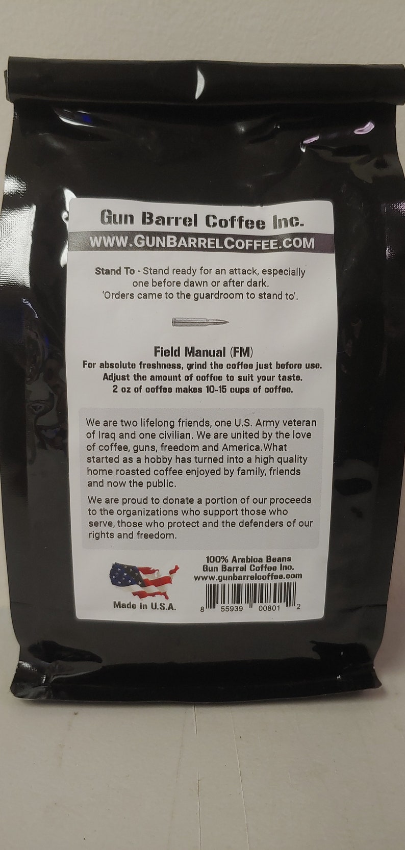 Gun Barrel Coffee - Stand-To light roast image 4