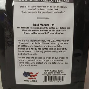 Gun Barrel Coffee - Stand-To light roast image 3