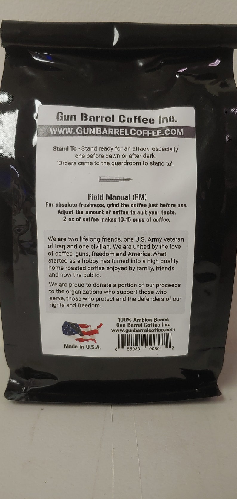 Gun Barrel Coffee - Stand-To light roast image 3