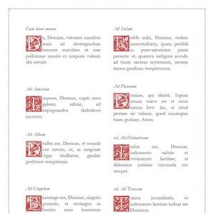 Preghiere di vestizione cattoliche latine stampabili