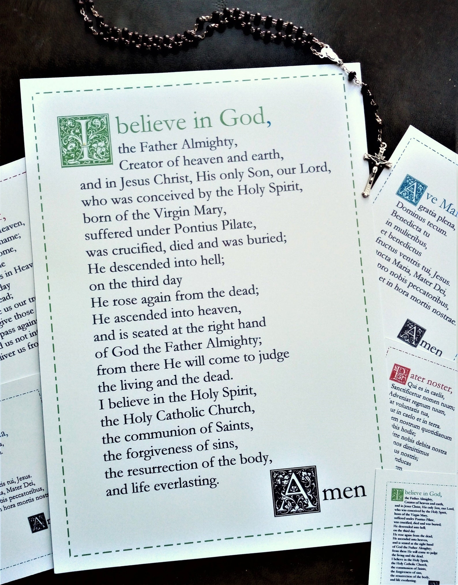 Apostles Creed Prayer New Version Printable
