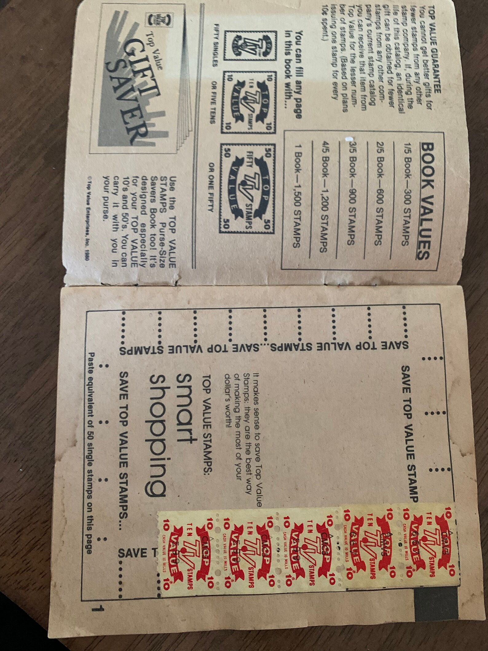 Top Value Stamp Book 1980 Etsy
