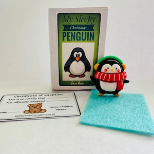 Il mio pinguino di Natale assonnato - Matchbox Piccolo regalo di novità sciocco