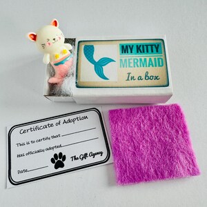 Mini cadeau idiot fantaisie My Kitty dans une boîte d'allumettes