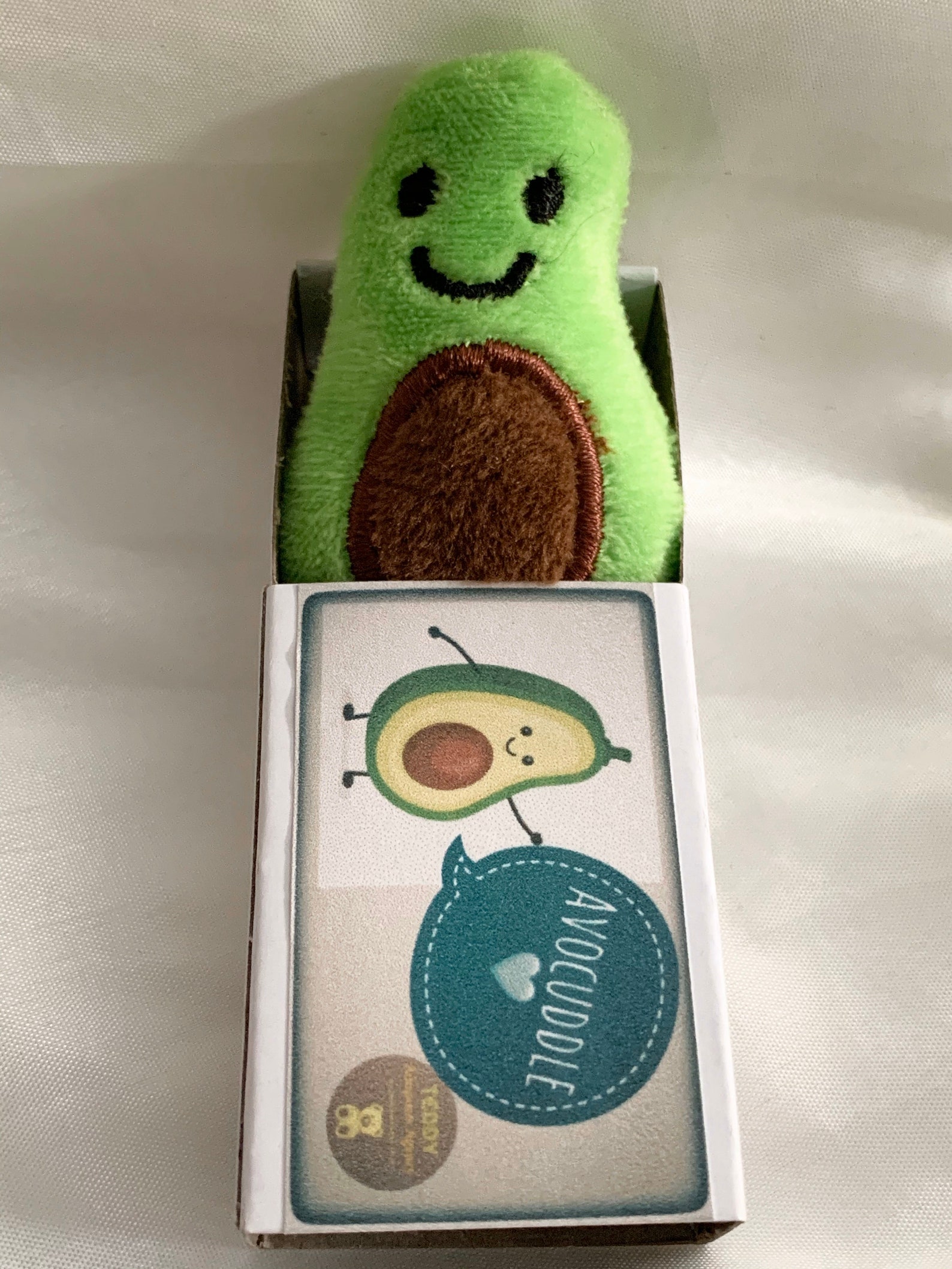 Avocuddle Plush Avocado in a Box Mini Teddy Valentines Gift | Etsy