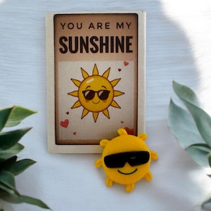 You are my Sunshine - Mini Sun in a Matchbox - Alternatief voor wenskaarten