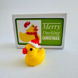 Merry Ducking Weihnachten Streichholzschachtel Mini Neuheit Dummes Geschenk