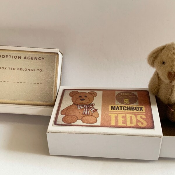 Matchbox Ted Mini Brown Bear in Box