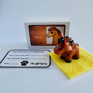 My Little Horse in a Box Matchbox Mini-nieuwigheid Silly Gift