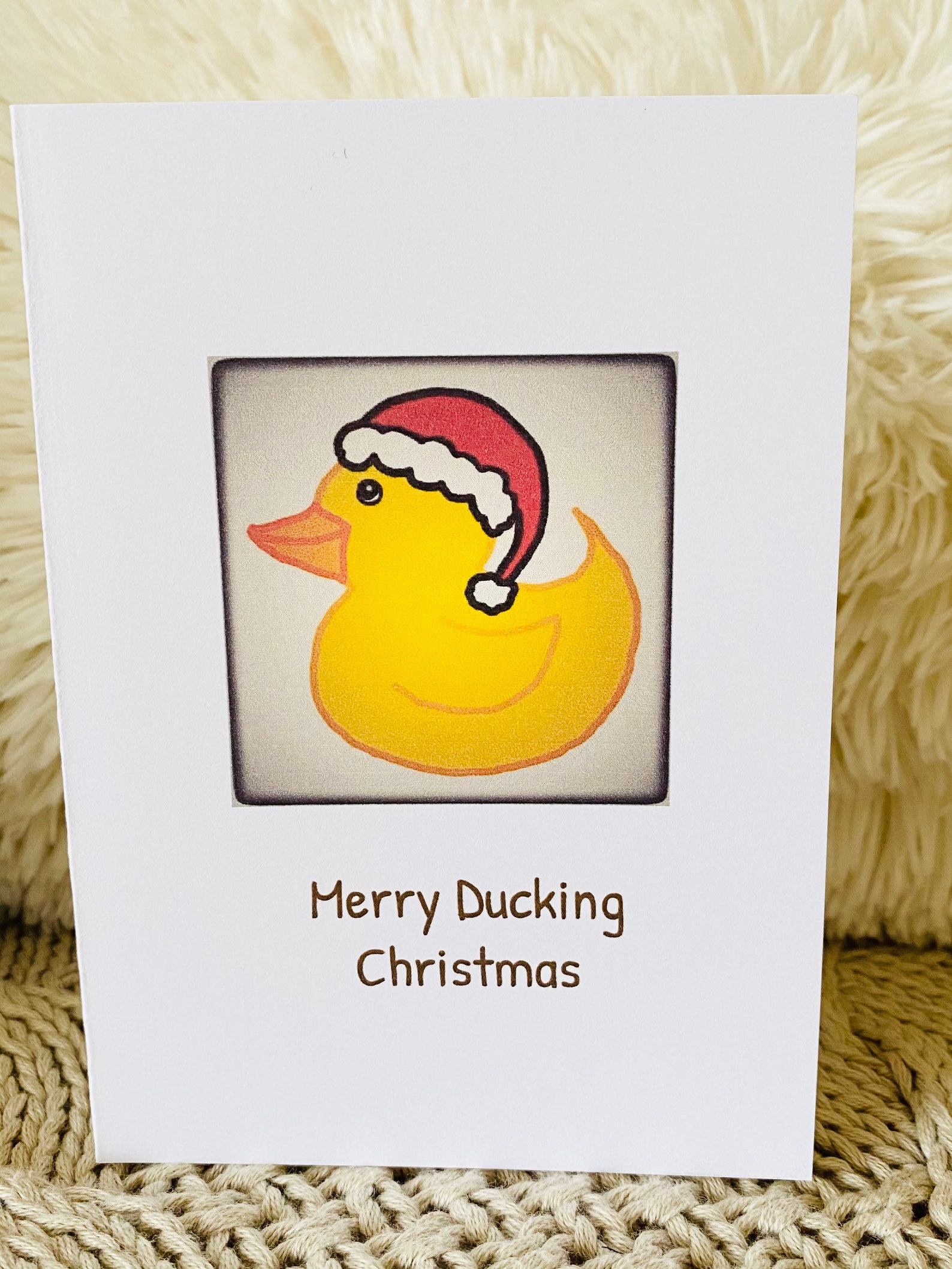 Merry Ducking Christmas Personalised Rude Pun Christmas Etsy