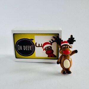 Oh Cervo! Alternativa alla cartolina d'auguri con renna in scatola