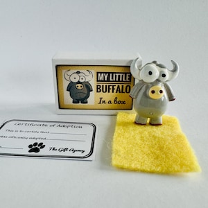 Il mio piccolo bufalo in una scatola Mini scatola di fiammiferi regalo sciocco