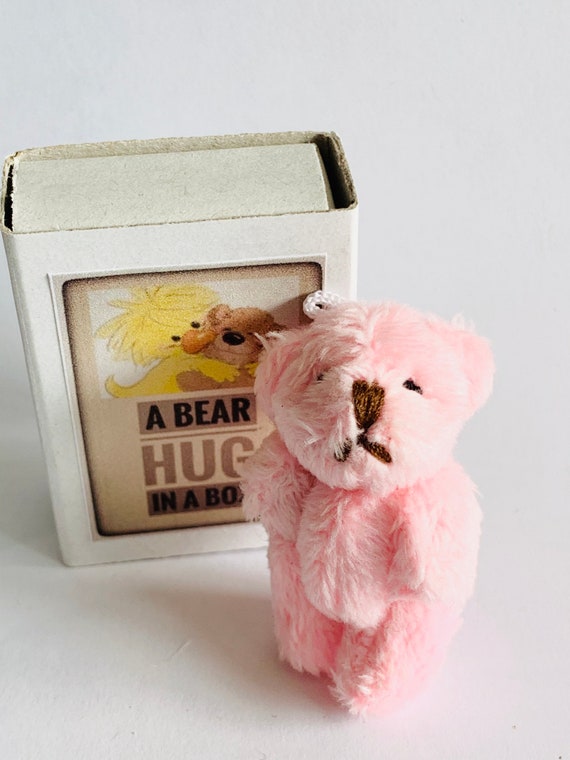 Jonuin Pocket Hug Mini-Teddybär Set - 4 Positive Kuschelbären | Sorgenbären Mit Inspirierenden Karten