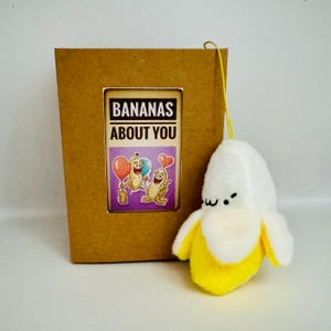 Bananas About You - Novelty Plush Banana in Gift Box
