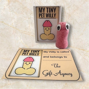 My Tiny Pet Willy  - Hen Favour - Silly Gift - Secret Santa
