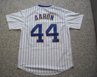 hank aaron jersey t shirt