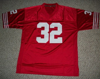 O.J. SIMPSON San Francisco Unsigned Custom Red Sewn New Football