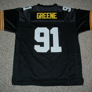 KEVIN GREENE Unsigned Custom Black Pittsburgh Genaaid New Football Jersey Maten S-3XL