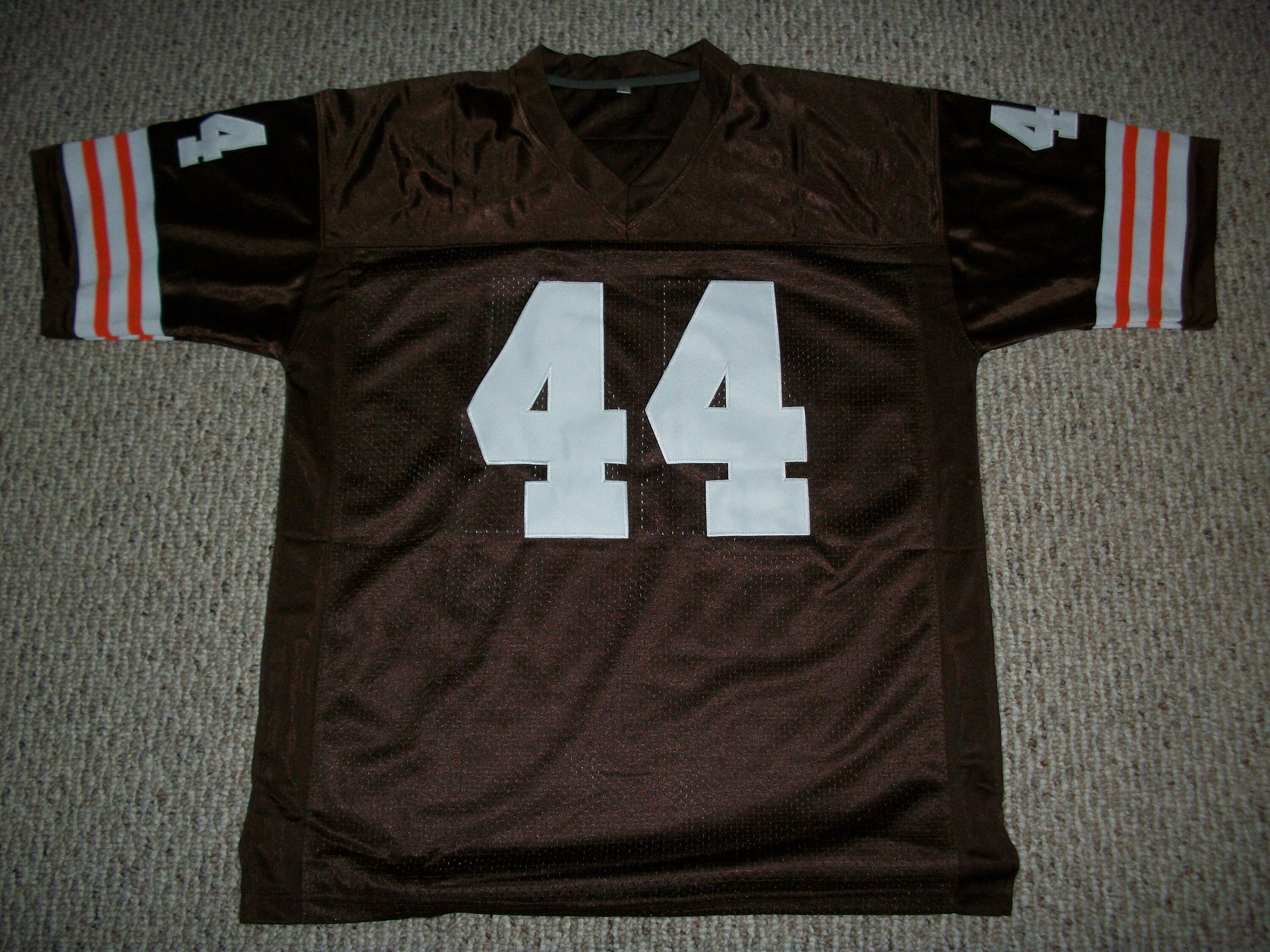 LEROY KELLY Cleveland Unsigned Custom Brown Sewn New Football