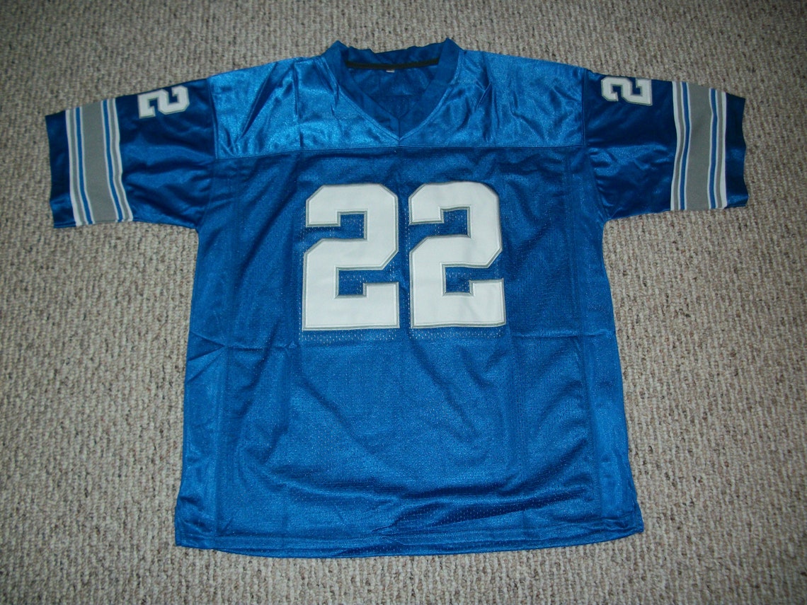 BOBBY LAYNE Unsigned Custom Detroit Lions Blue Sewn New | Etsy